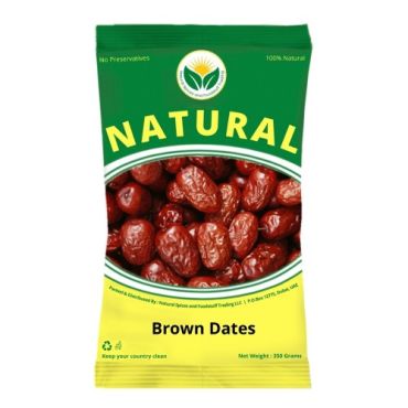 Natural Spices Brown Dry Dates, 1kg